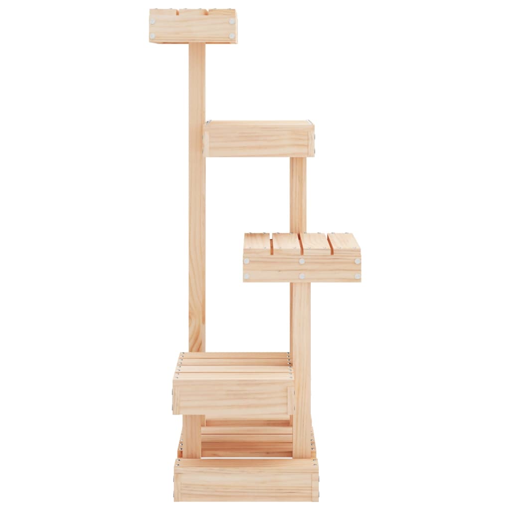 NNEVL Cat Tree 45.5x49x103 cm Solid Wood Pine-3
