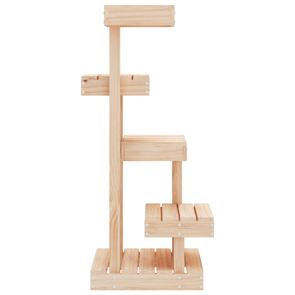NNEVL Cat Tree 45.5x49x103 cm Solid Wood Pine-4