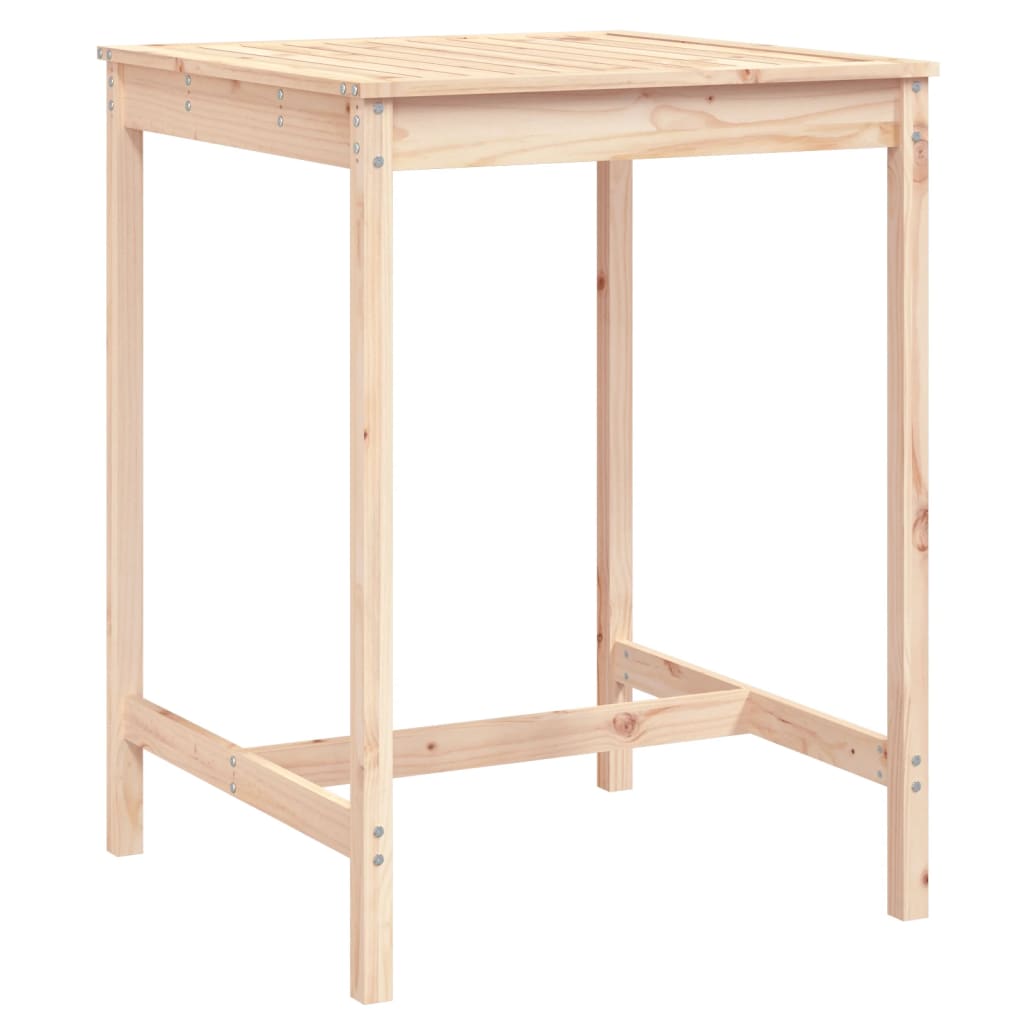 NNEVL Garden Table 82.5x82.5x110 cm Solid Wood Pine-1