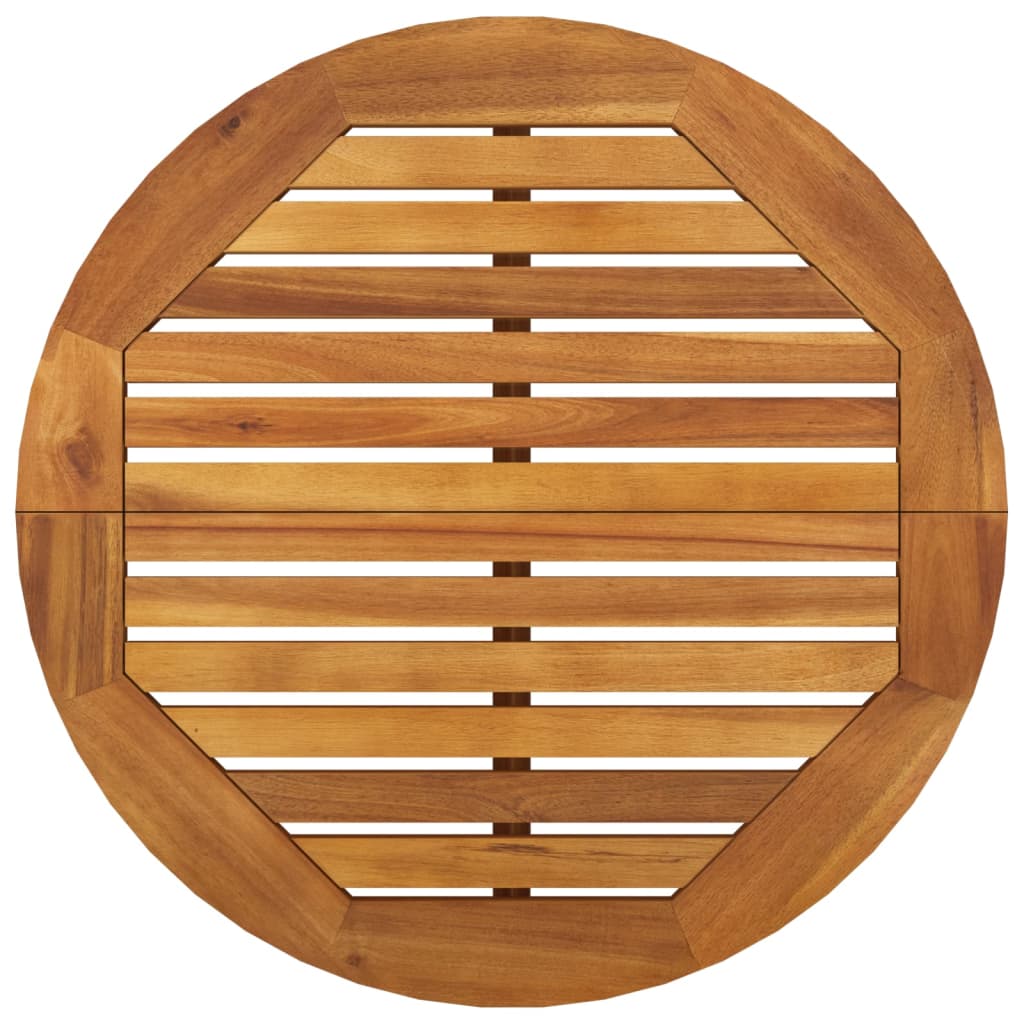 NNEVL Garden Bar Table Ø60x105 cm Solid Wood Acacia-3