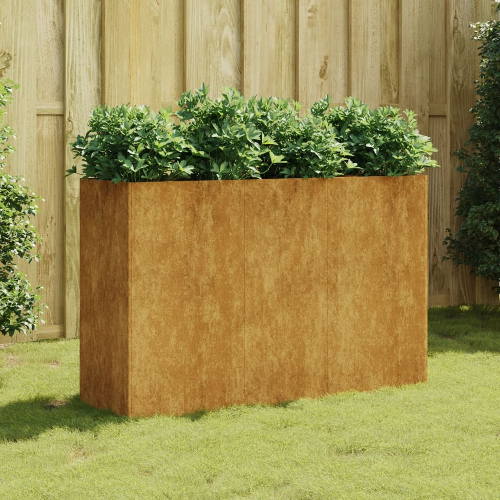 NNEVL Garden Raised Bed 120x40x80 cm Corten Steel-0