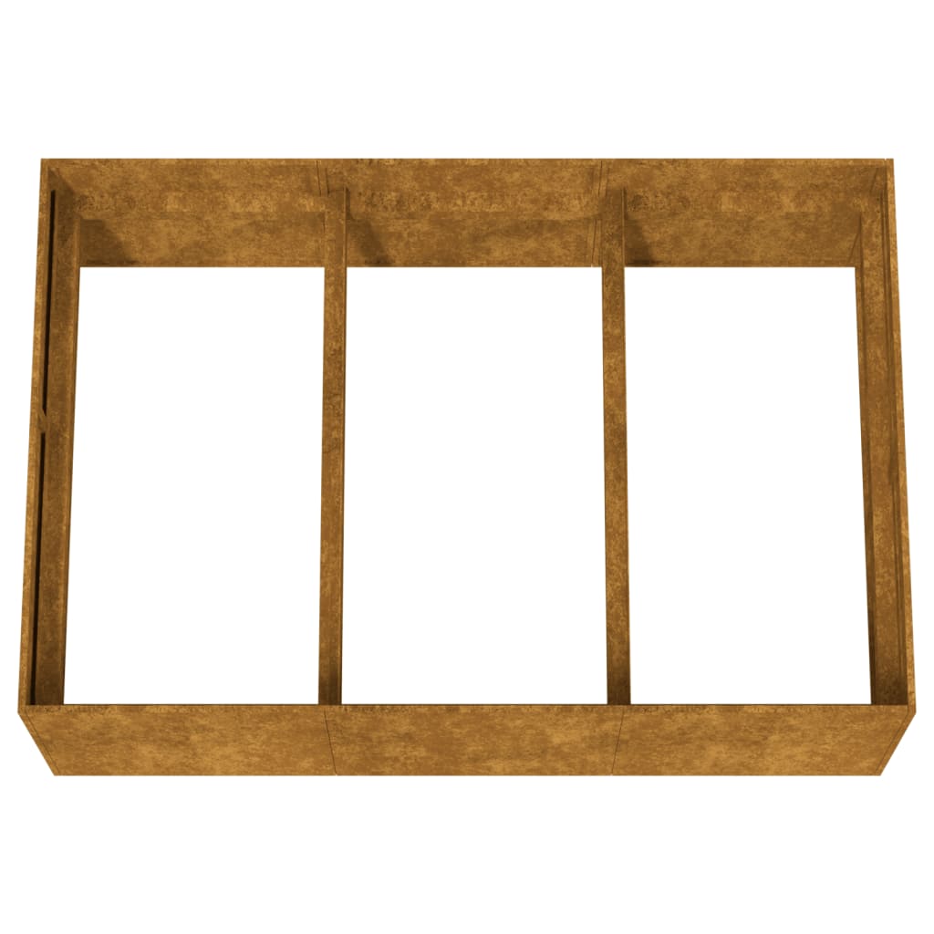 NNEVL Garden Raised Bed 120x80x40 cm Corten Steel-4