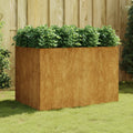 NNEVL Garden Raised Bed 120x80x80 cm Corten Steel-0