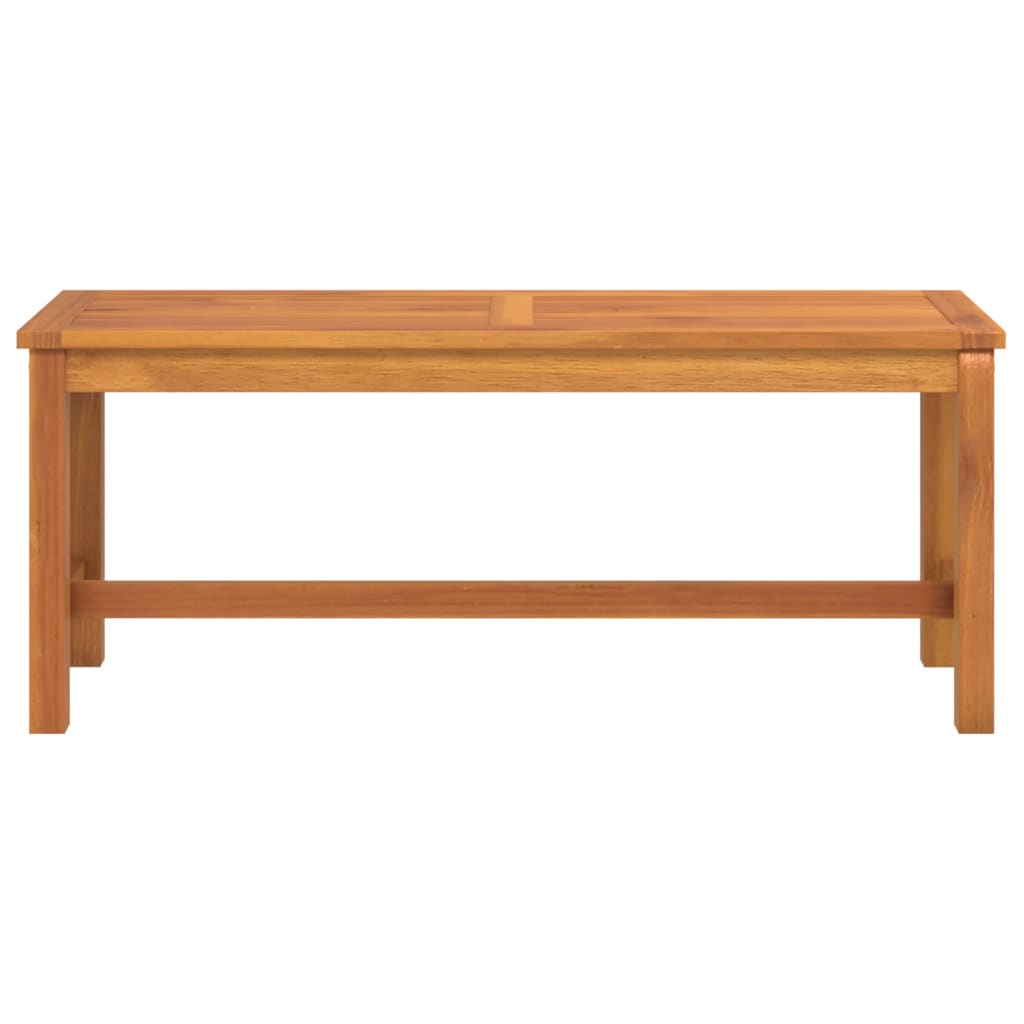 NNEVL Garden Bench 110x35x45 cm Solid Wood Acacia-2