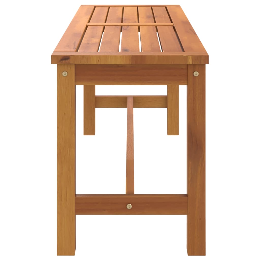 NNEVL Garden Bench 110x35x45 cm Solid Wood Acacia-3