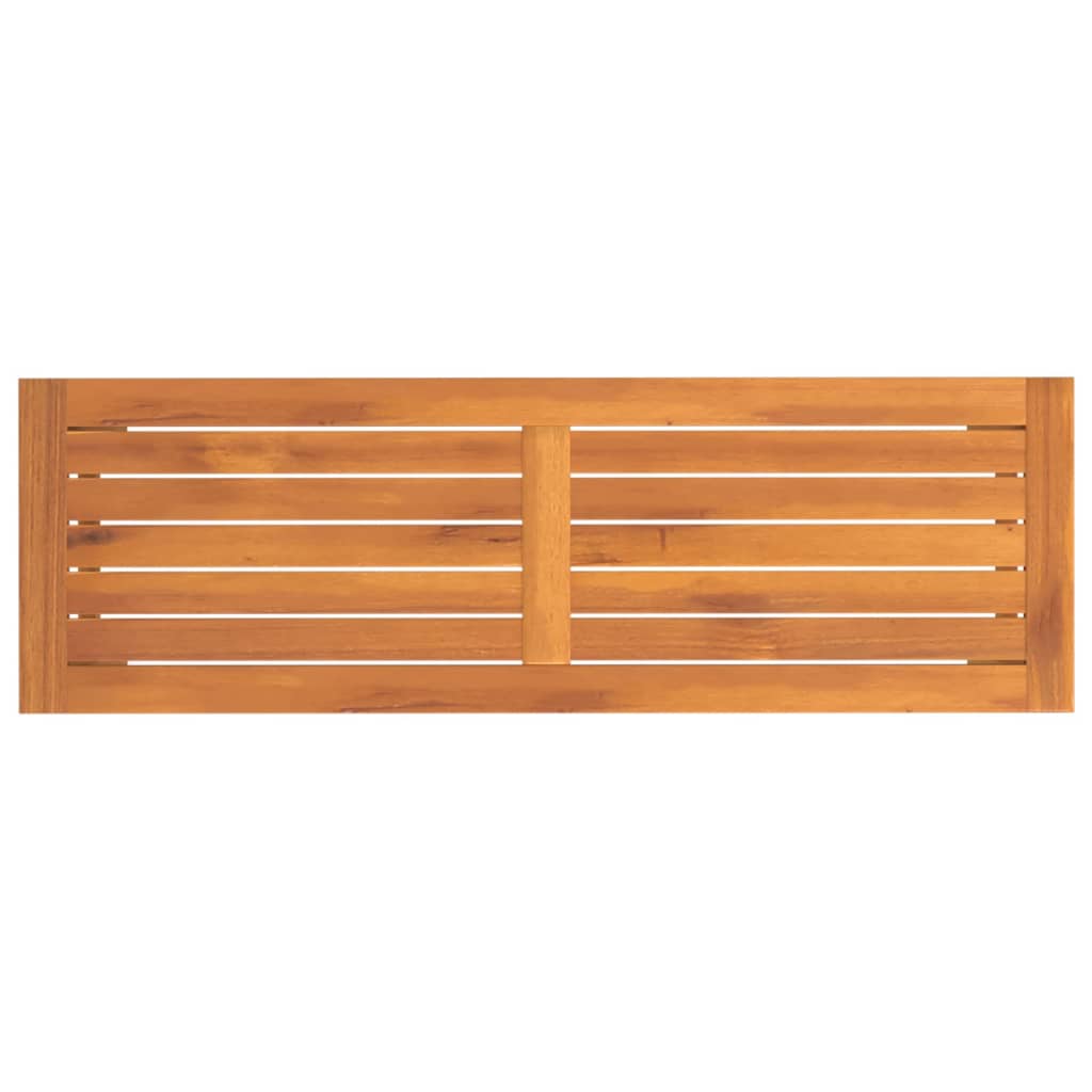 NNEVL Garden Bench 110x35x45 cm Solid Wood Acacia-4