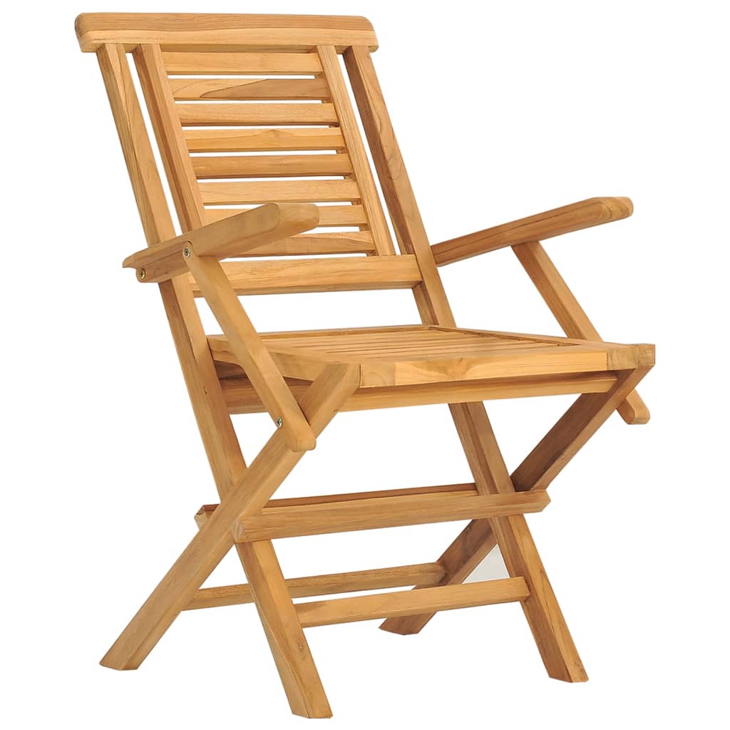 NNEVL Folding Garden Chairs 8 pcs 56x63x90 cm Solid Wood Teak-2