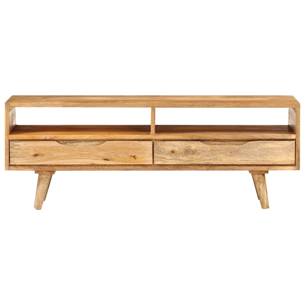 NNEVL TV Cabinet 140x30x41 cm Solid Wood Mango-2