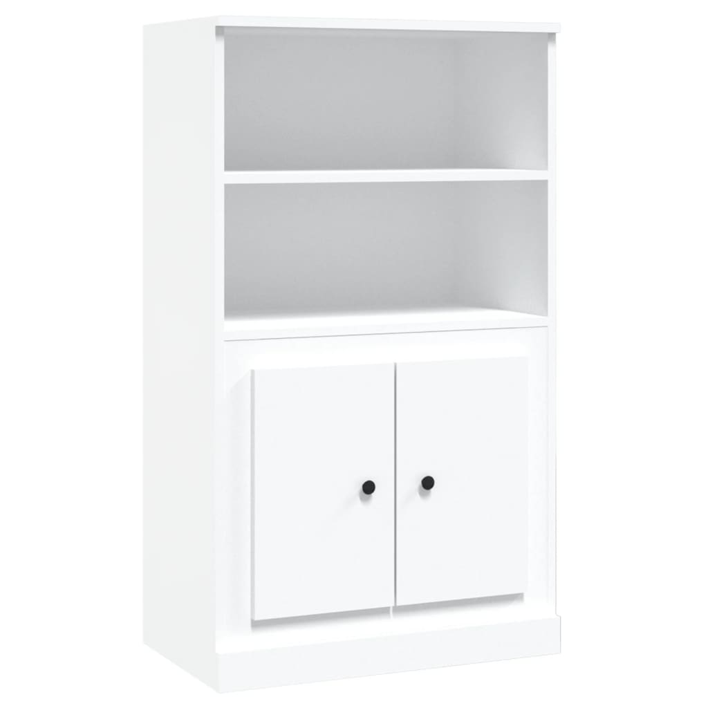 NNEVL Highboard White 60x35.5x103.5 cm Engineered Wood-1
