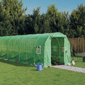 NNEVL Greenhouse with Steel Frame Green 36 m² 18x2x2 m-0