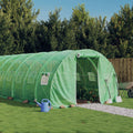 NNEVL Greenhouse with Steel Frame Green 24 m² 8x3x2 m-0
