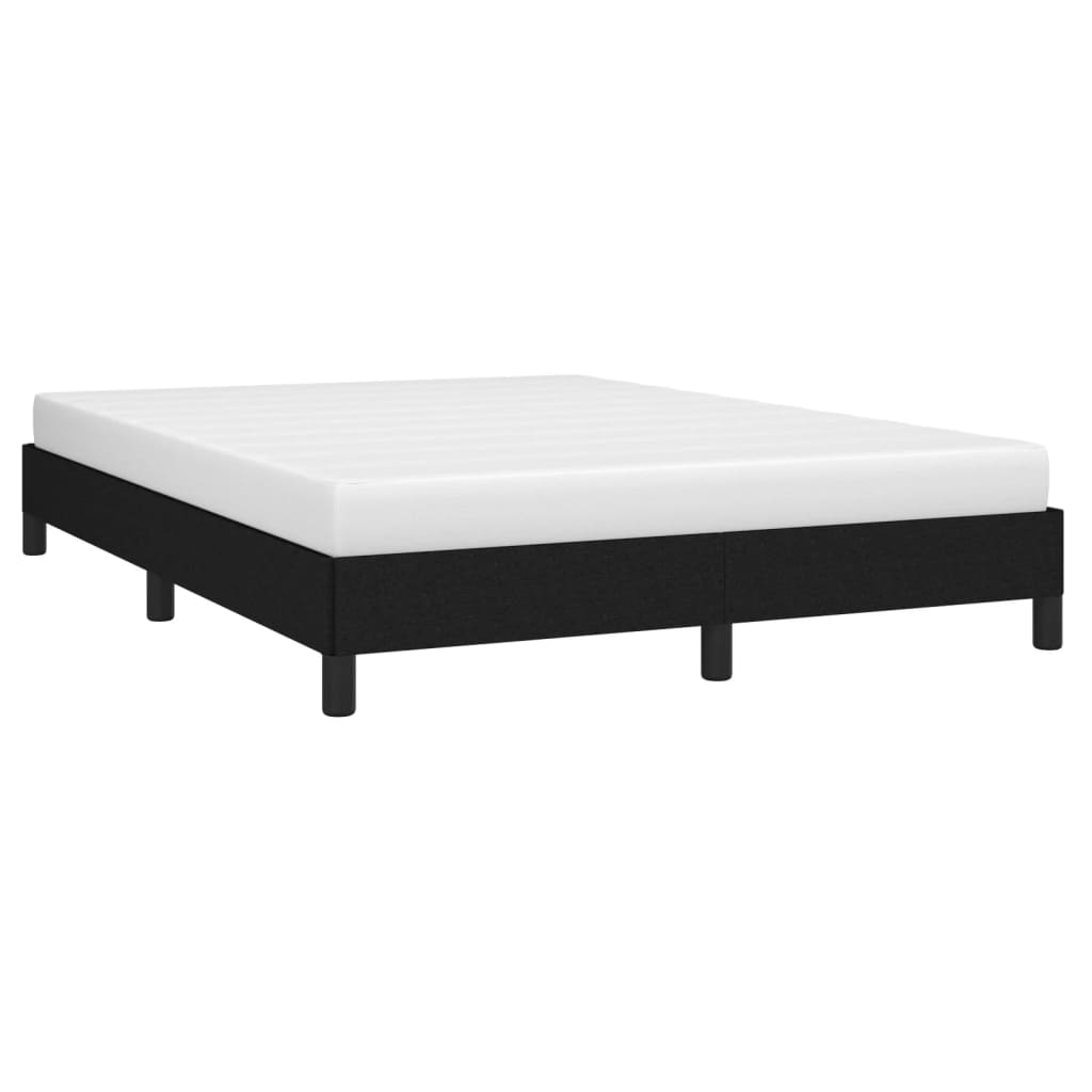 NNEVL Bed Frame Black 107x203 cm King Single Size Fabric-2
