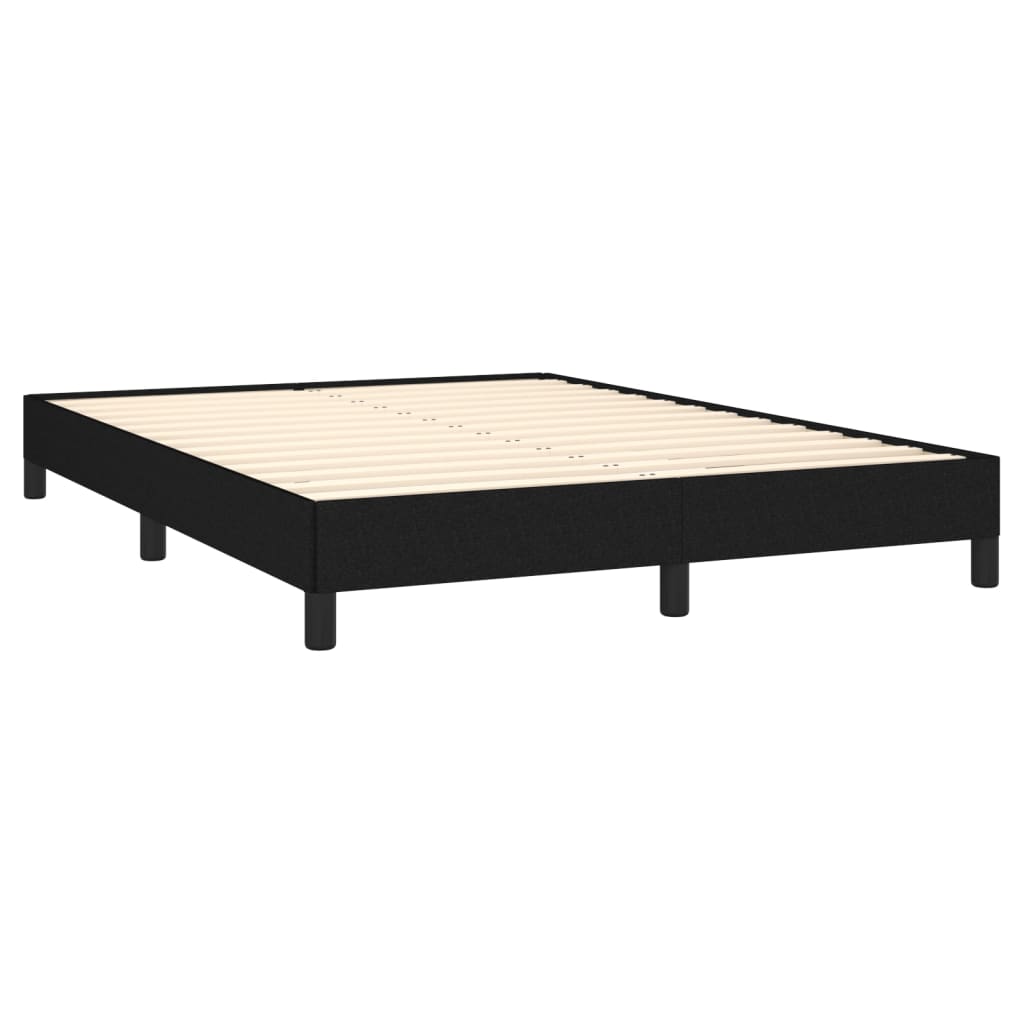 NNEVL Bed Frame Black 107x203 cm King Single Size Fabric-3