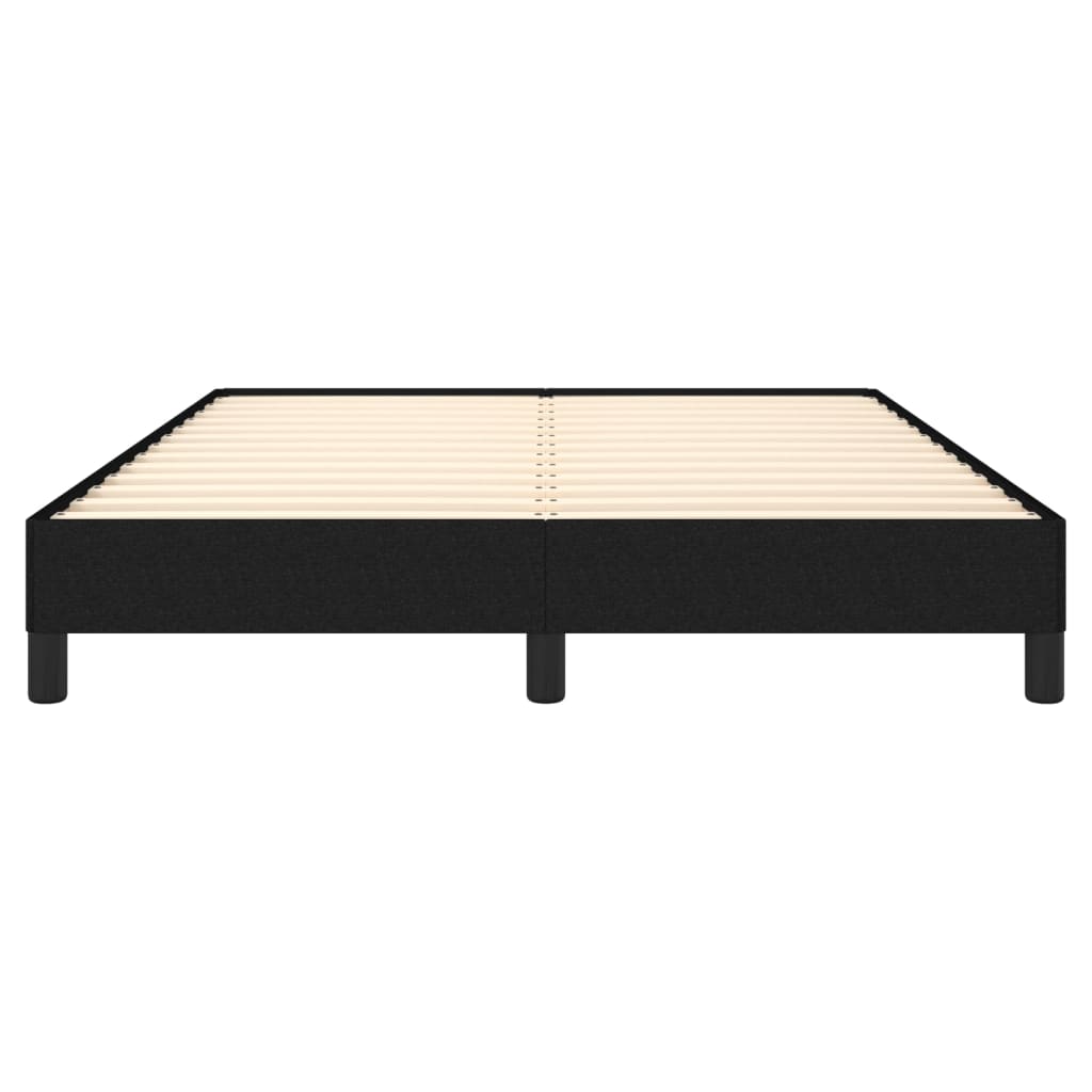 NNEVL Bed Frame Black 107x203 cm King Single Size Fabric-4