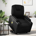 NNEVL Stand up Massage Recliner Chair Black Faux Leather-0
