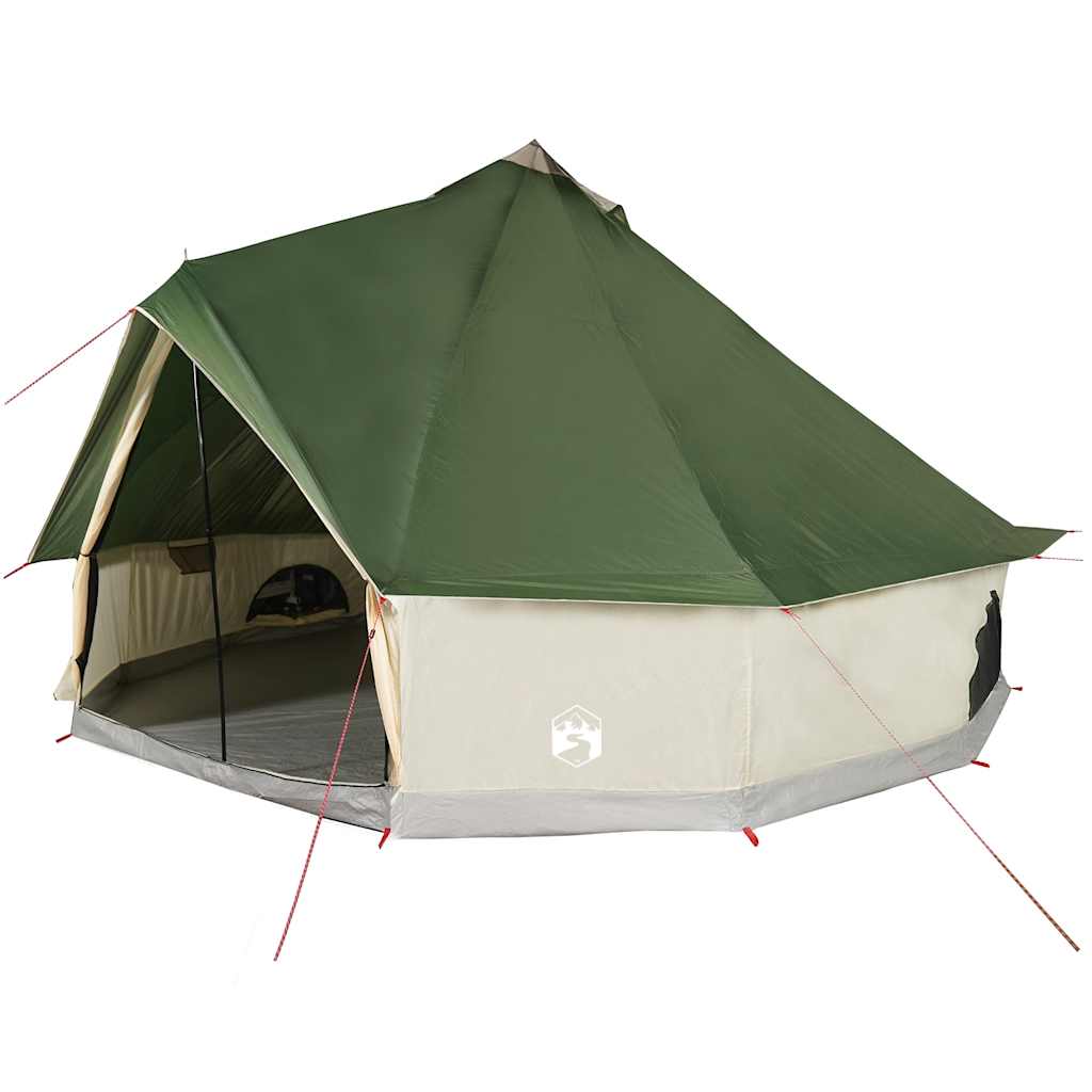 NNEVL Family Tent Tipi 10-Person Green Waterproof-1