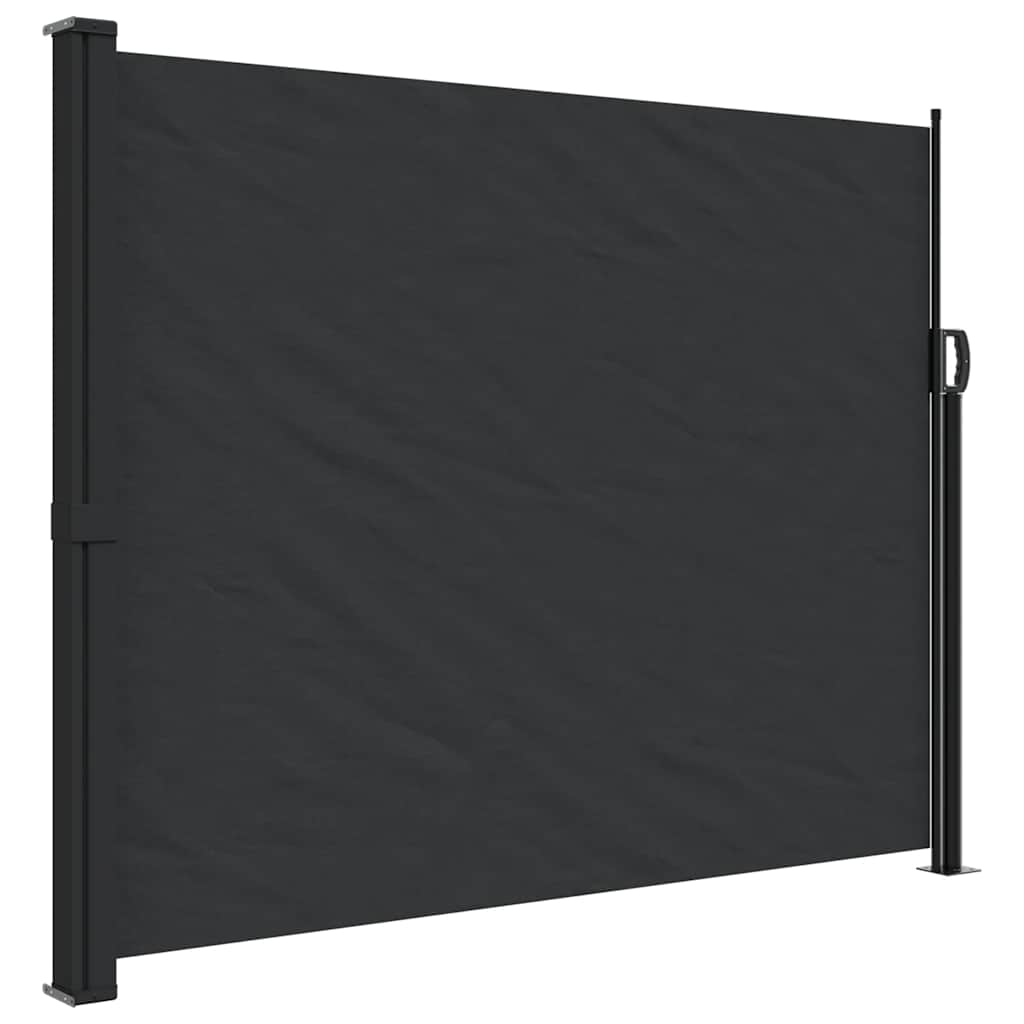 NNEVL Retractable Side Awning Black 160x500 cm-1