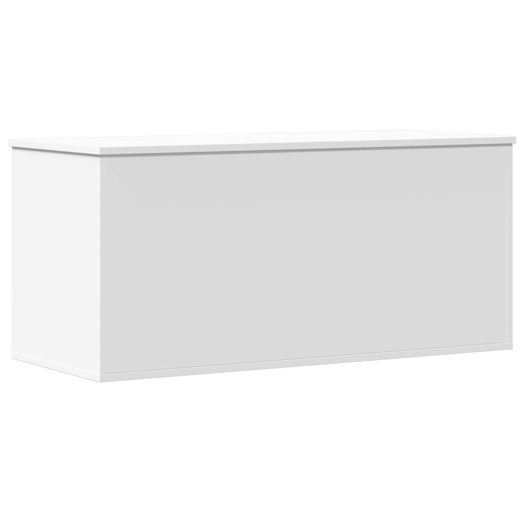 NNEVL Storage Box White 100x42x46 cm Engineered Wood-1