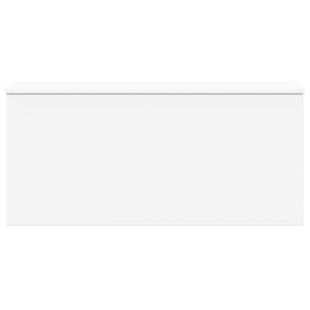 NNEVL Storage Box White 100x42x46 cm Engineered Wood-3