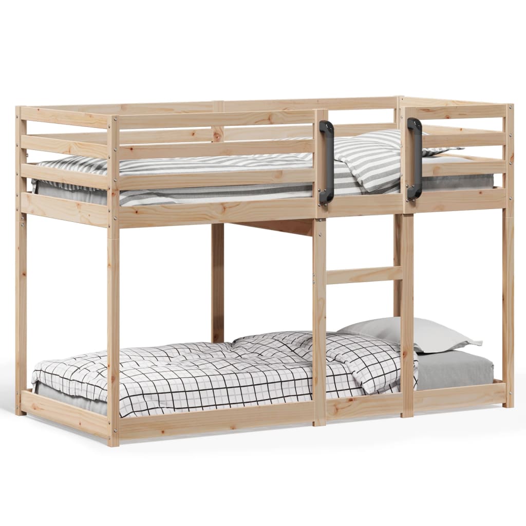 NNEVL Bunk Bed without Mattress 90x190 cm Solid Wood Pine-1