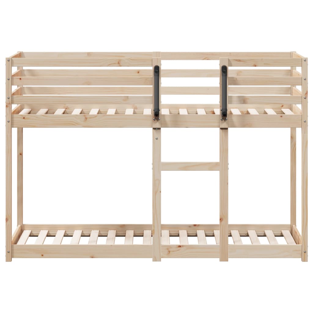 NNEVL Bunk Bed without Mattress 90x190 cm Solid Wood Pine-3