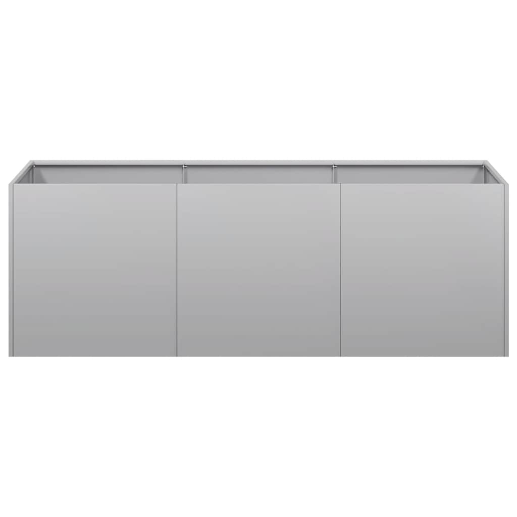 NNEVL Planter 120x40x40 cm Galvanised Steel-3