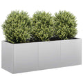 NNEVL Planter 120x40x40 cm Galvanised Steel-0