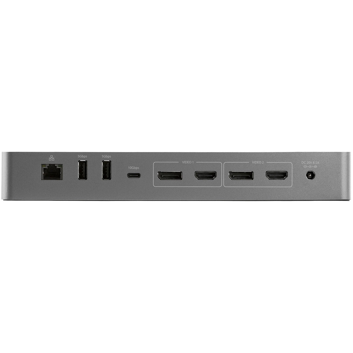 Star Tech USB C Docking Station for Macbook Pro/Air-M1/M2/M3/M4, Thunderbolt Compatible, HDMI/DisplayPort, Dual 4K 60Hz/Single 8K, USB Type-C Laptop Dock, 96W Power Delivery, USB 10Gbps