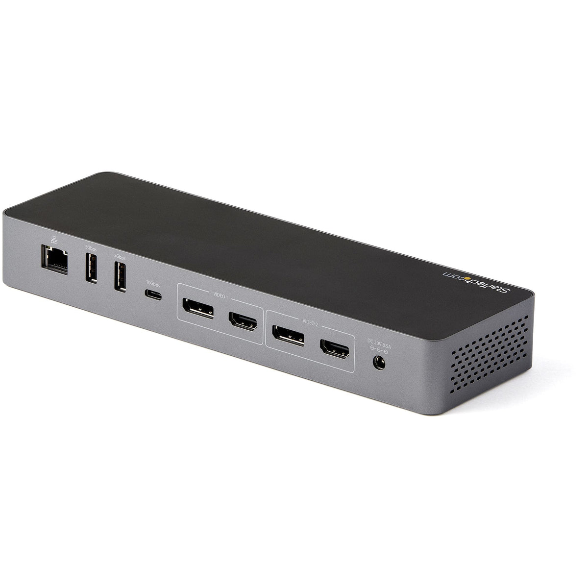 Star Tech USB C Docking Station for Macbook Pro/Air-M1/M2/M3/M4, Thunderbolt Compatible, HDMI/DisplayPort, Dual 4K 60Hz/Single 8K, USB Type-C Laptop Dock, 96W Power Delivery, USB 10Gbps