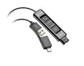 HP Poly DA85 USB to QD Black Adapter TAA