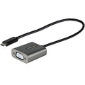 Star Tech USB C to VGA Adapter - 1080p USB Type-C to VGA Adapter Dongle - USB-C (DP Alt Mode) to VGA Monitor/Display Video Converter - Thunderbolt 3 Compatible - 12" Long Attached Cable - Upgraded Version of CDP2VGA