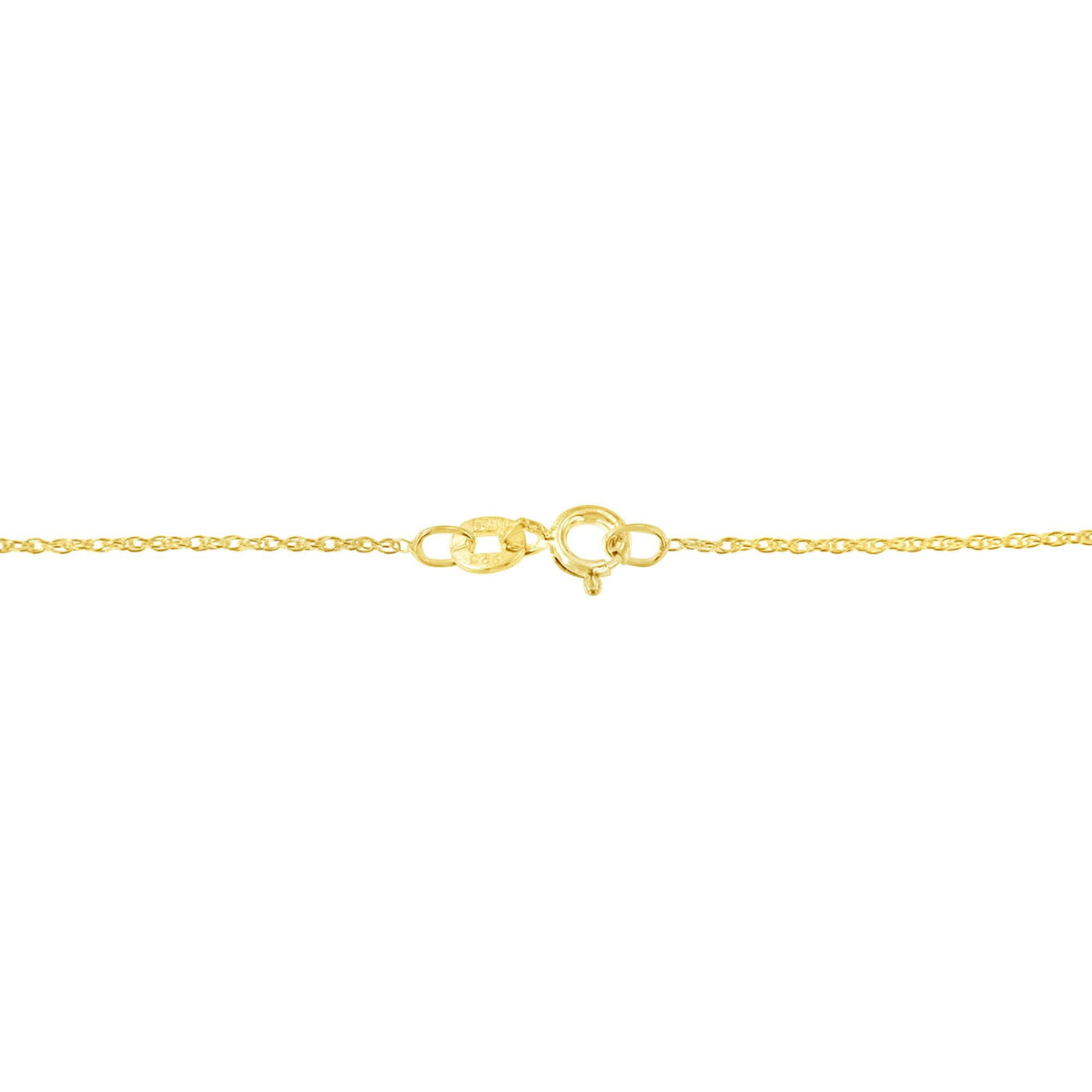 10K Yellow Gold 1/4 cttw Prong Set Round-Cut Diamond Open Heart 18" Pendant Necklace (K-L Color, I1-I2 Clarity)-3