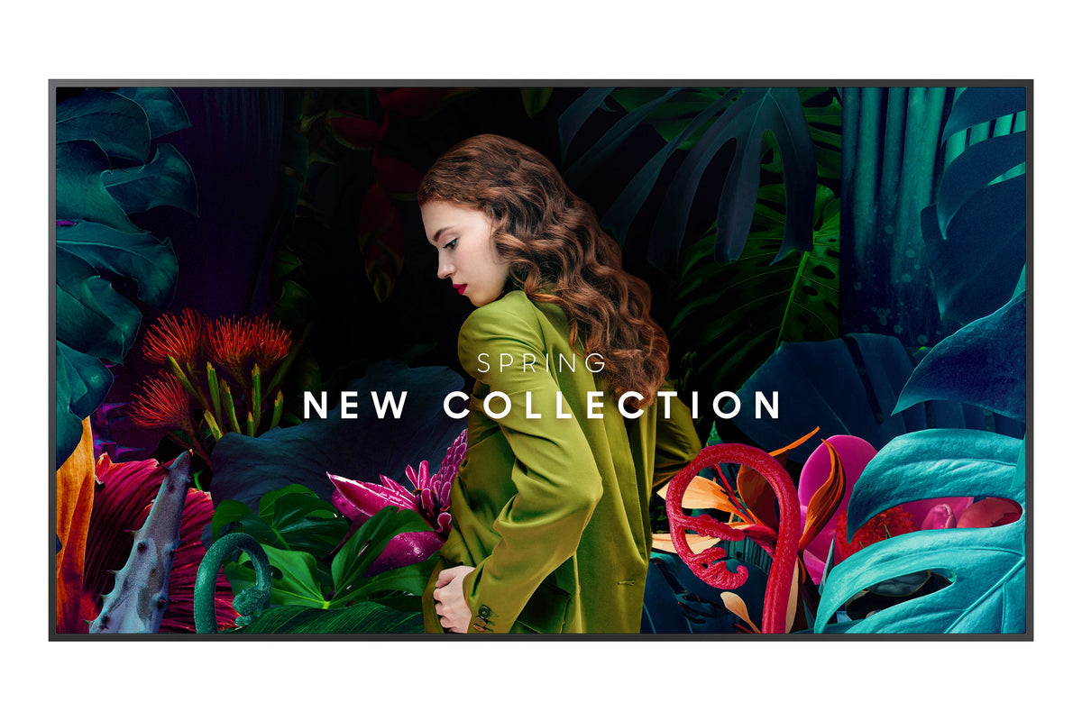 Samsung QB65C-N Digital signage flat panel 165.1 cm (65") LED 350 cd/m2 4K Ultra HD Black Built-in processor Tizen 7.0 16/7