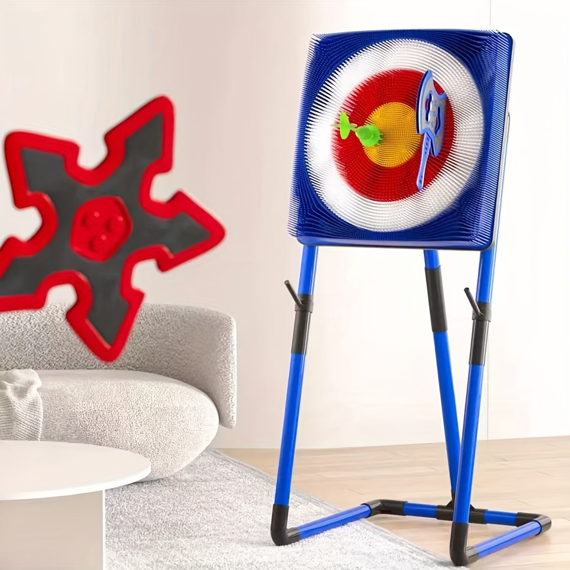 NNETM Throwing Spinning Axe Dart Target Outdoor Toy Set-3