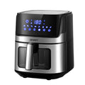 NNEDSZ Devanti Air Fryer 6.5L LCD Fryers Clear Window-0