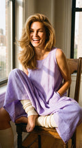 Linen Long Tank Dress