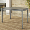 Farmhouse 32 x 48 inch Dining Table in Antique Grey Wood Finish-0