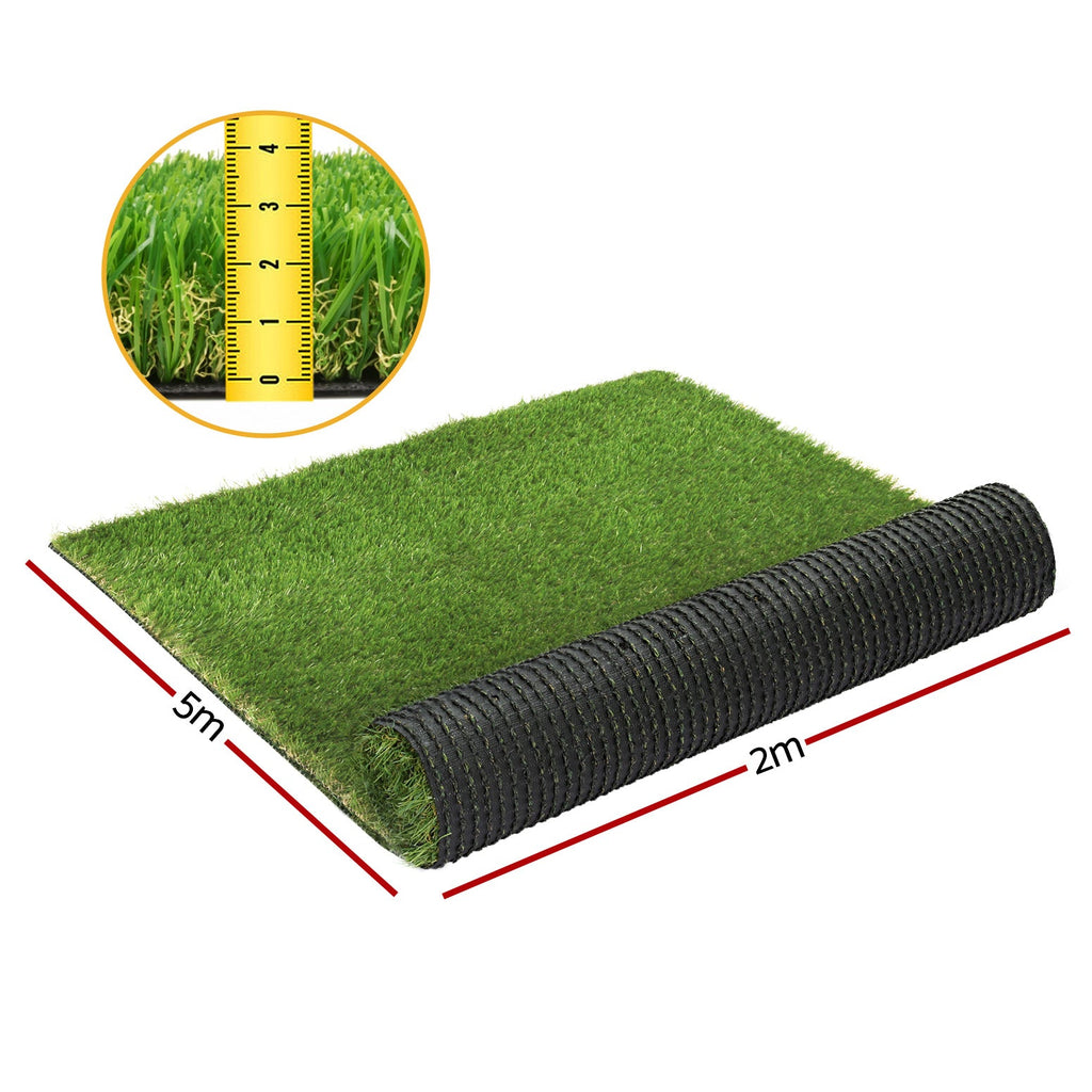 NNEDSZ Artificial Grass 30mm 2mx5m 50SQM Synthetic Fake Lawn Turf Plastic Plant 4-coloured-1
