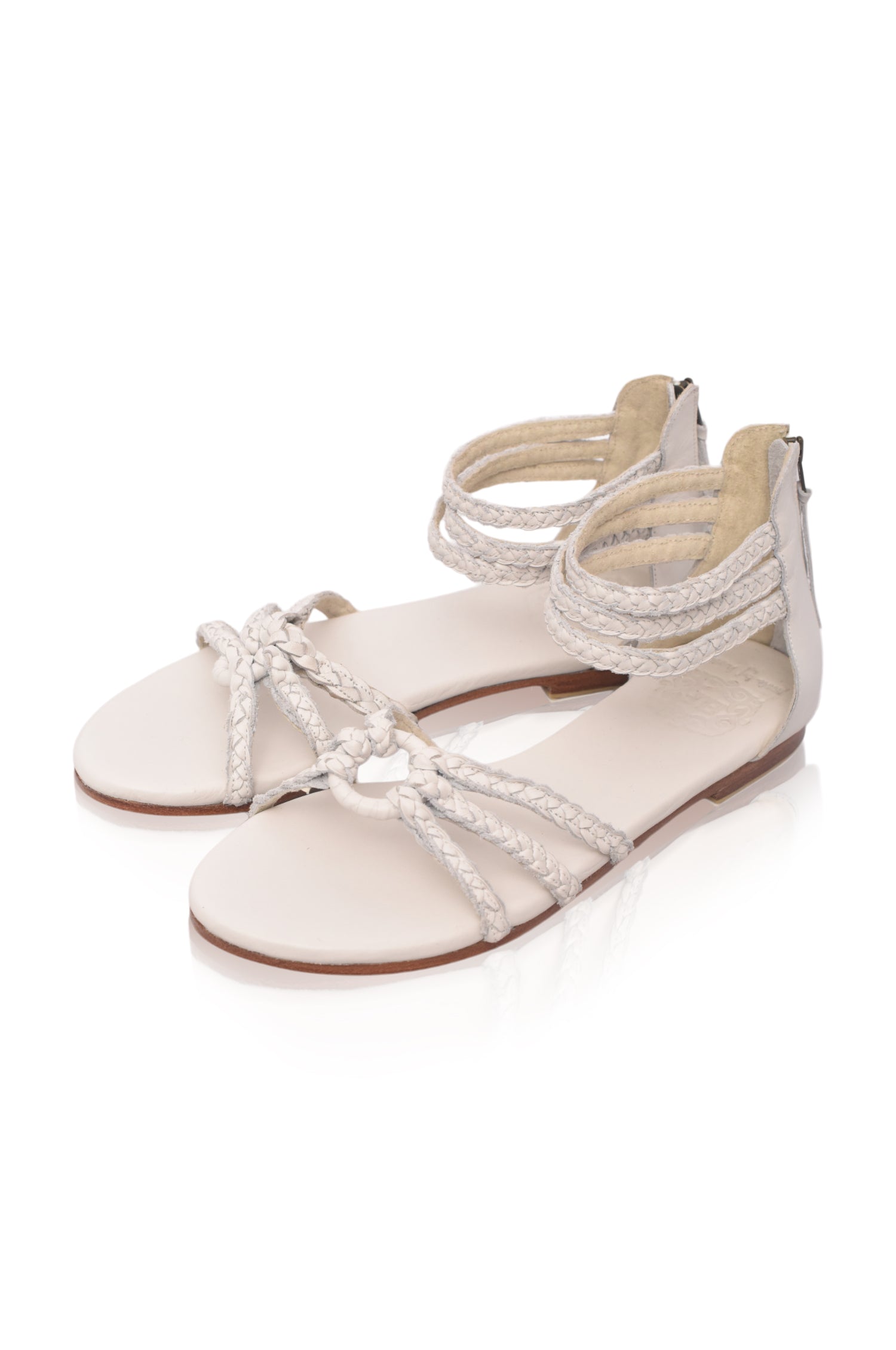 All Aboard Braided Leather Sandals-2