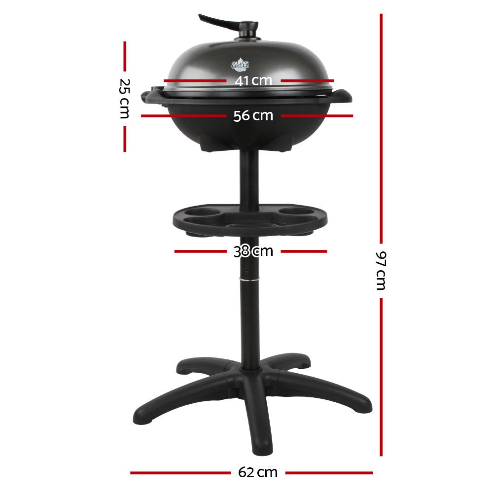 NNEDSZ Portable Electric BBQ With Stand-1