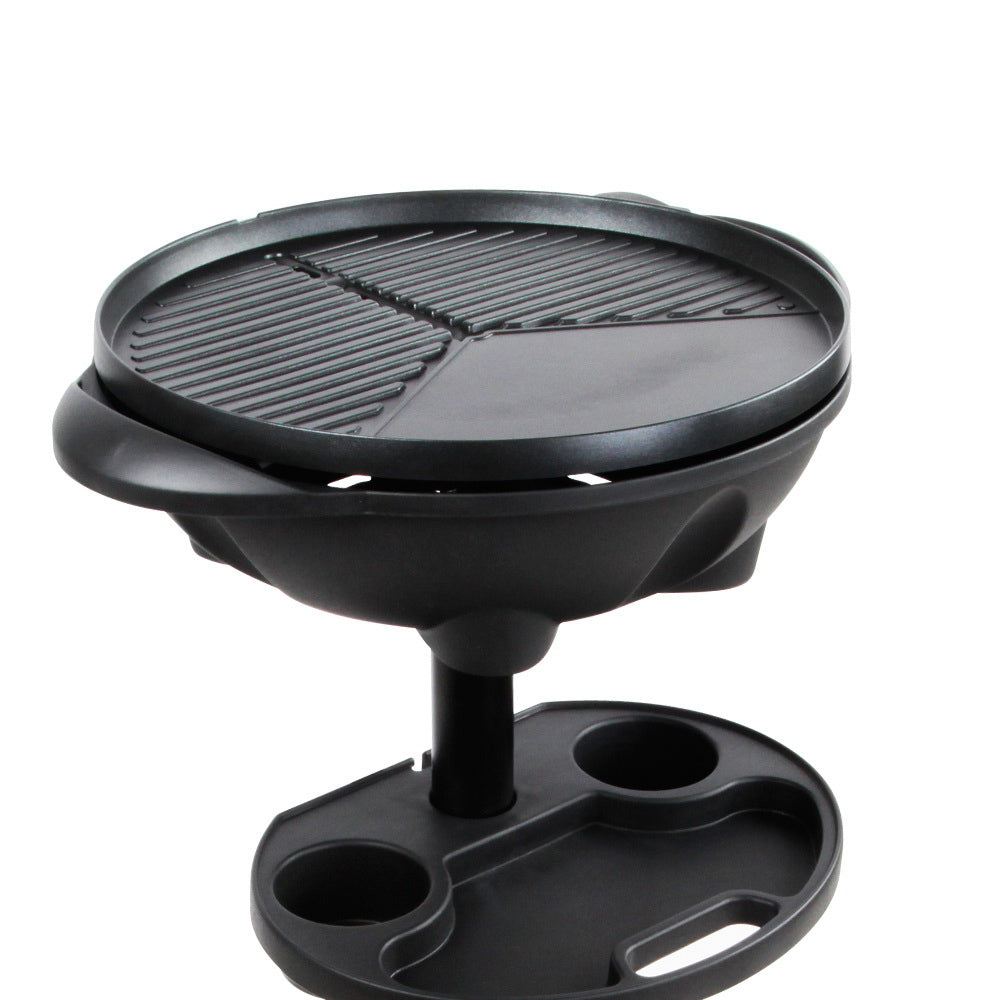 NNEDSZ Portable Electric BBQ With Stand-2