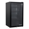 NNEDSZ 98L Bar Fridge Glass Door Mini Freezer Fridges Countertop Beverage Commercial-0