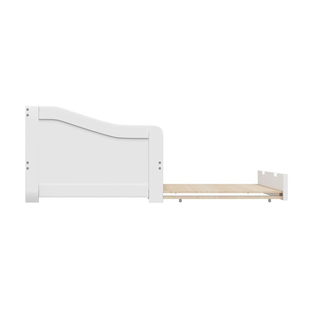 NNEED Trundle Bed Frame Daybed Single Size Wooden-3