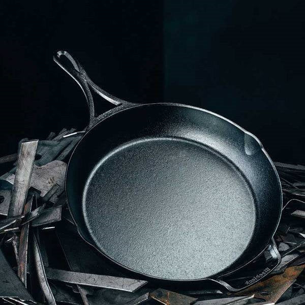Black 2 Piece Lightweight Cast Iron Skillet Set -  Made in USA-2