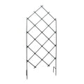 Outdoor 7-FT. Tall Wrought Iron Lattice Garden Trellis-0