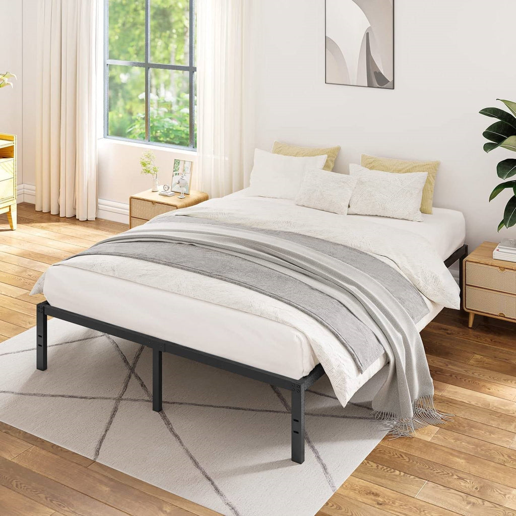 Cal King 16-inch Heavy Duty Metal Bed Frame with 3,500 lbs Weight Capacity-1