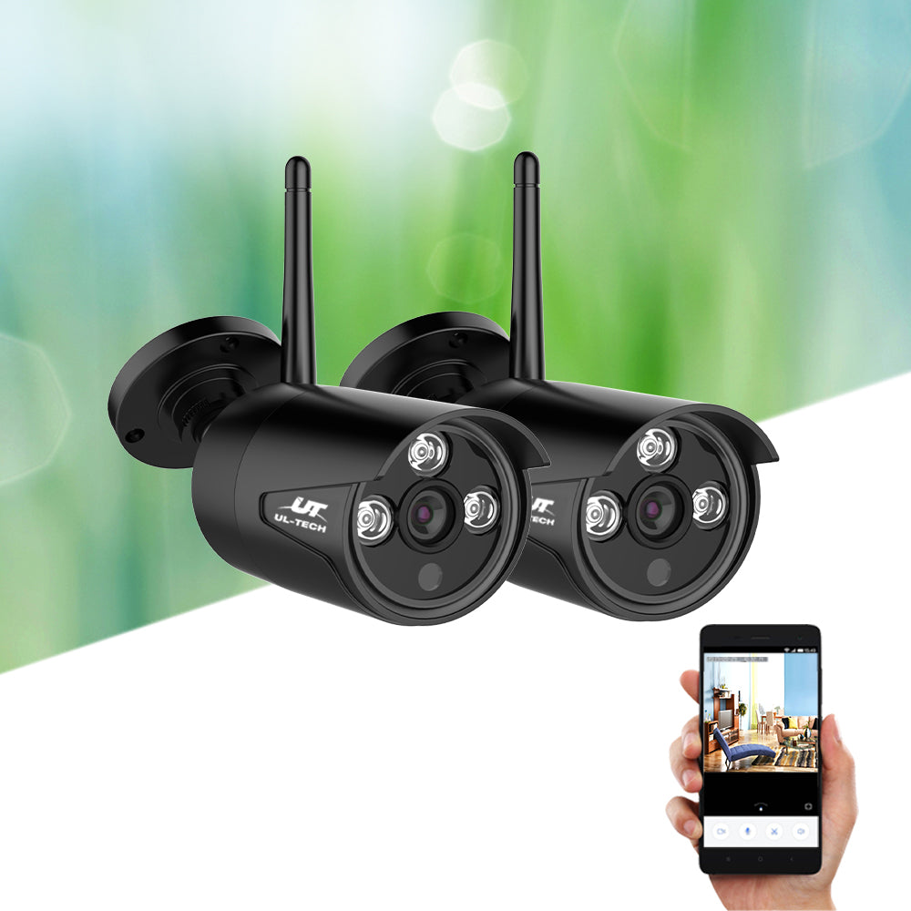 NNEDSZ -Wireless CCTV System 2 Camera Set For DVR Outdoor Long Range 1080P-3