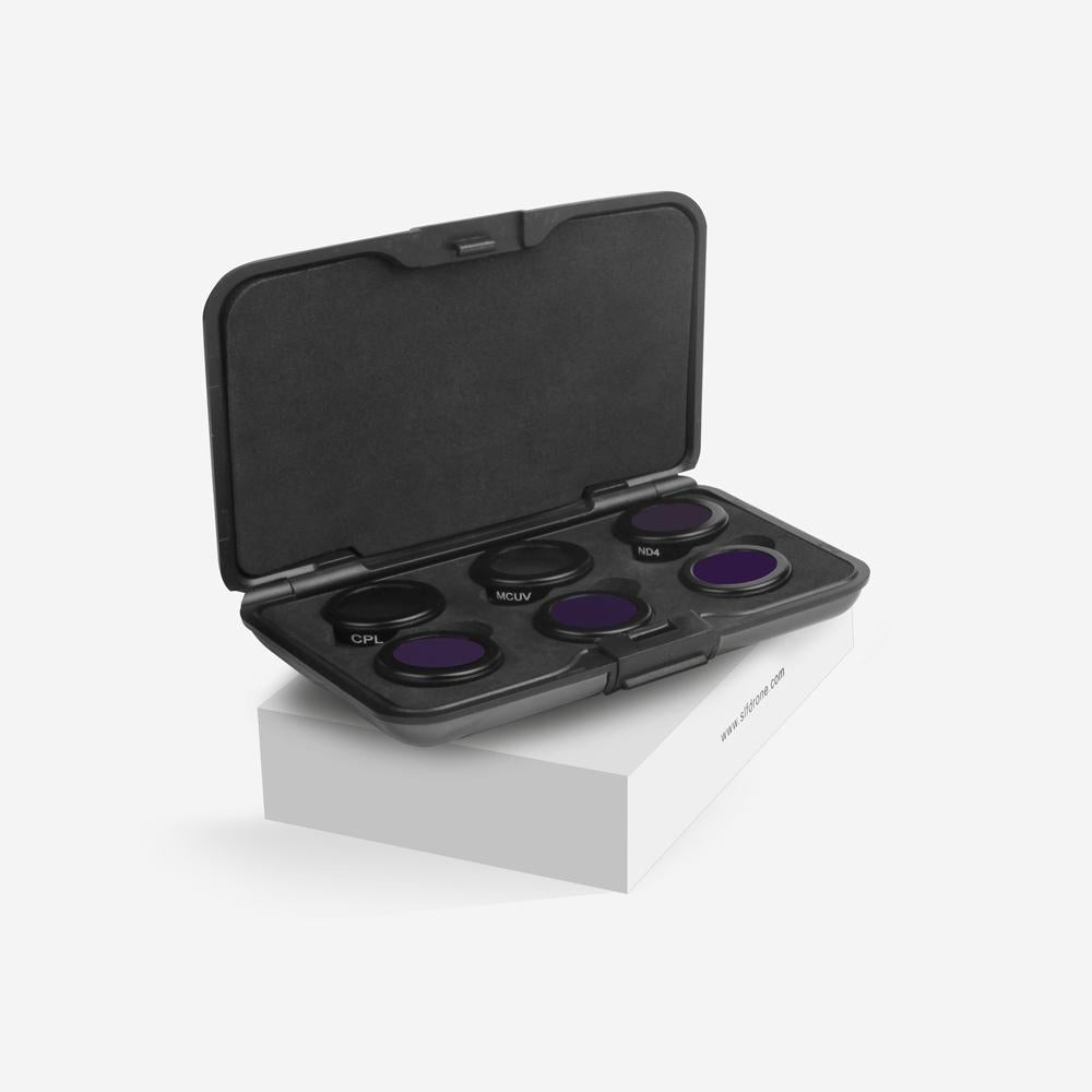 NNEIDS 6-In-1 Lens Filter Kit For Dji Mavic 2 / Zoom - Hd Mcuv Cpl Nd Filters-2