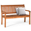 FarmHome Slatted 2 Seater Garden Eucalyptus Bench-0