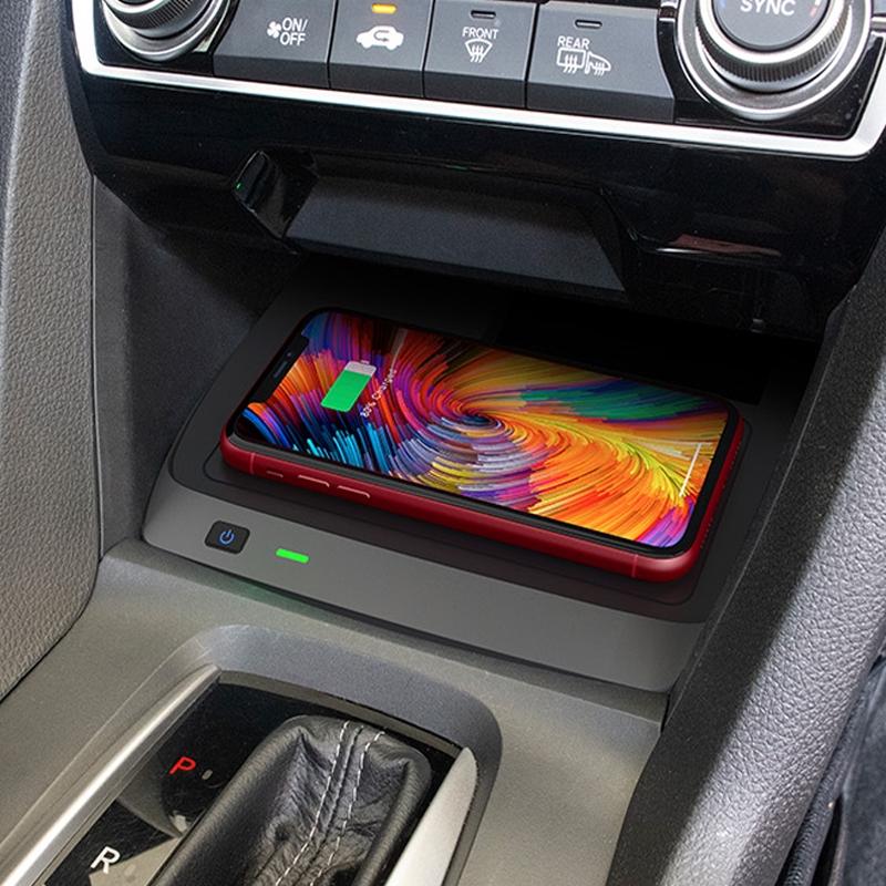 NNEIDS 10W Wireless Charger For 2016-2021 Honda Civic - Qi Standard-2